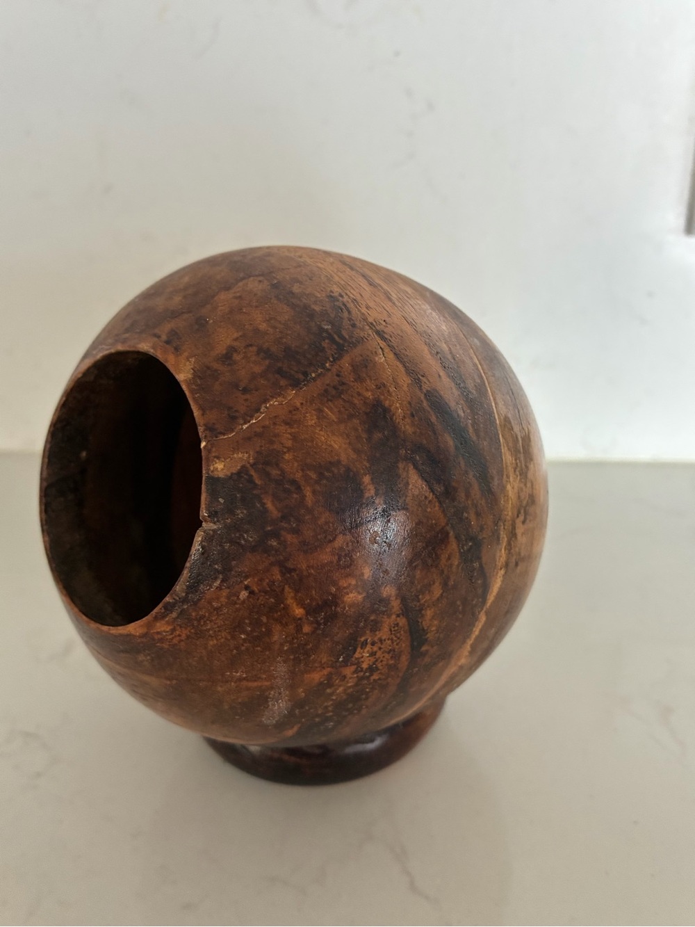 MCM wood salt cellar